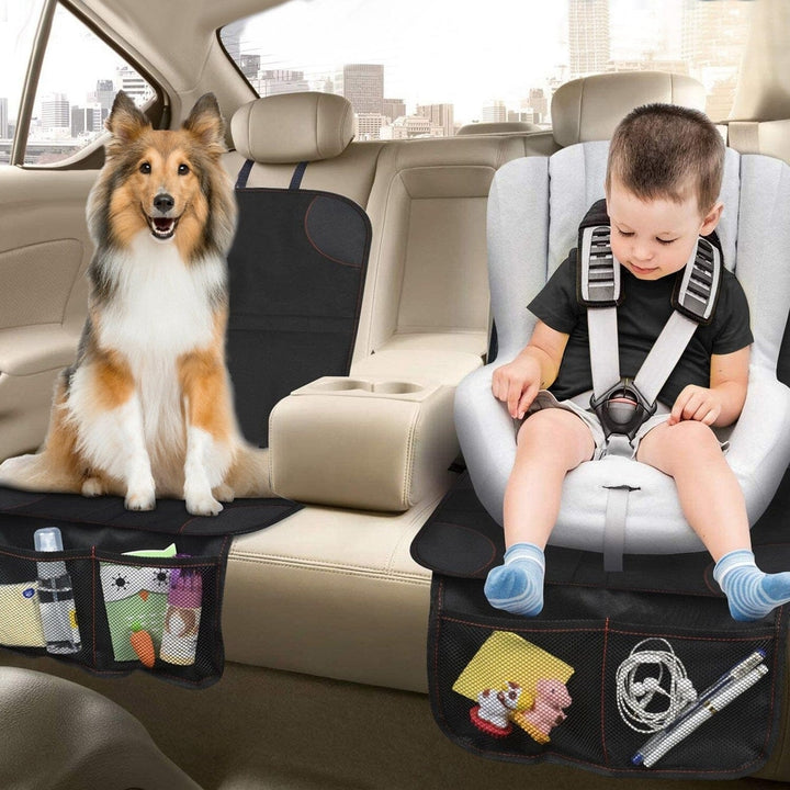 2-Pack: Car Seat Protector Cushion Mat Pad with Thick Padding Image 10