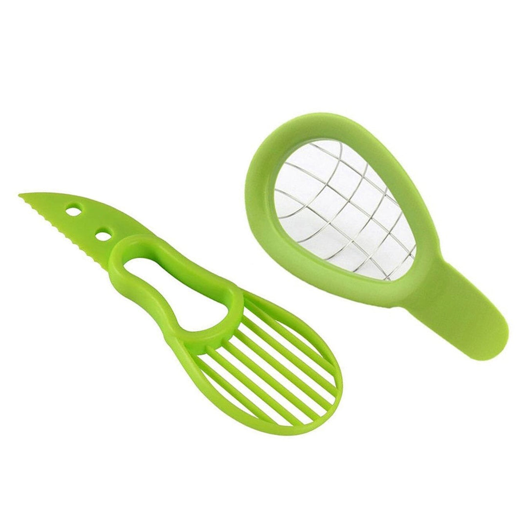 2-Pack: Complete Avocado Slicer Seed Remover Cubber Cutter Image 1