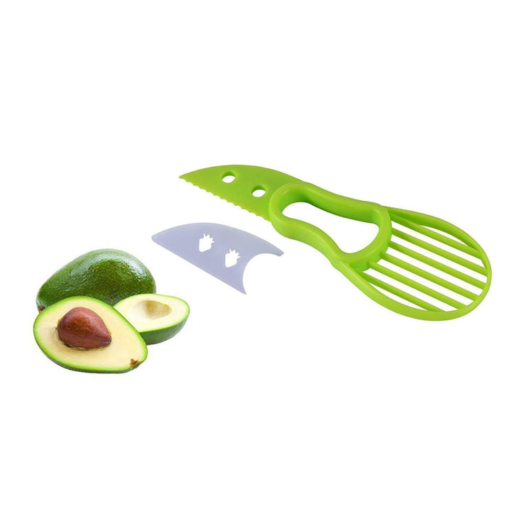 2-Pack: Complete Avocado Slicer Seed Remover Cubber Cutter Image 2