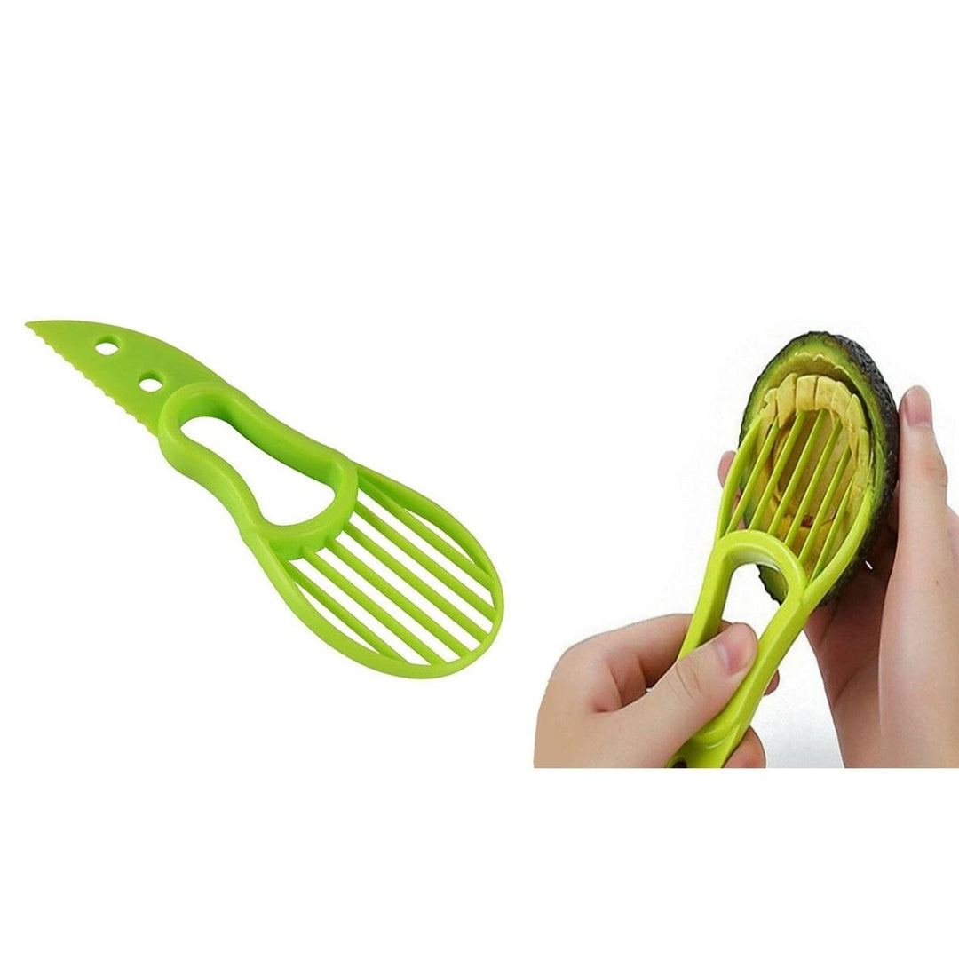 2-Pack: Complete Avocado Slicer Seed Remover Cubber Cutter Image 3