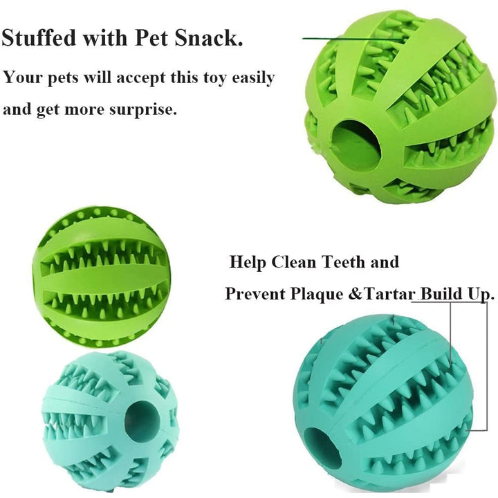 2-Pack: Dog Teething Toy Balls Image 4