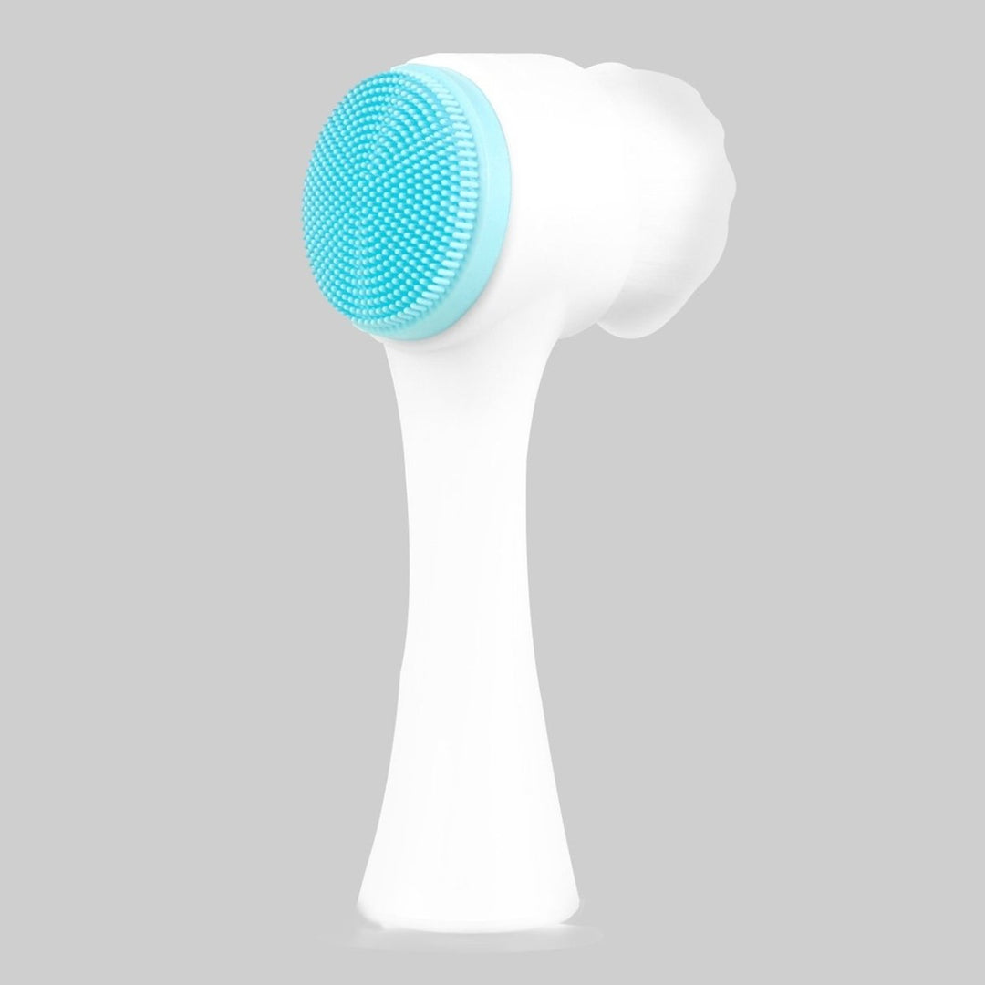 2-Pack: Dual Face Manual Facial Brush For Pore Cleansing And Exfoliating Image 4