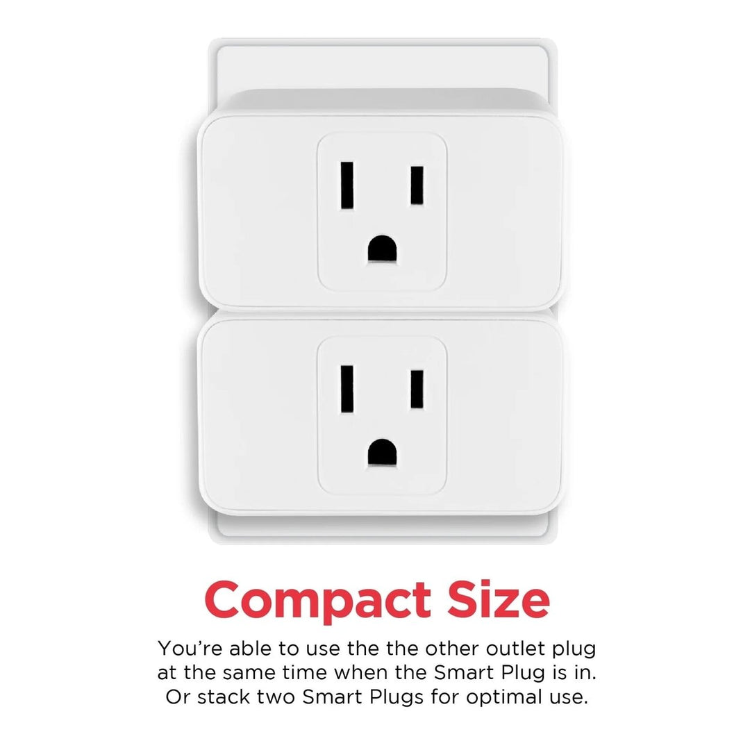 2-Pack: Ematic PL220D Smart Plug No Hub Required Image 3