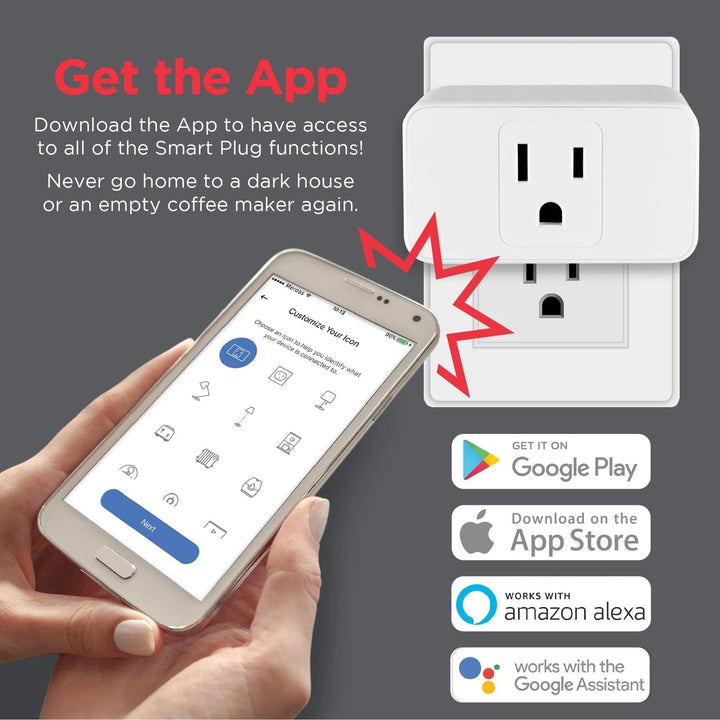 2-Pack: Ematic PL220D Smart Plug No Hub Required Image 6