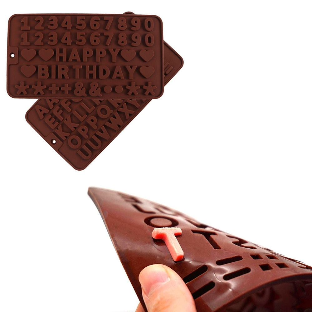 2-Pack: Silicone Chocolate Ice Decoration Tray Image 2