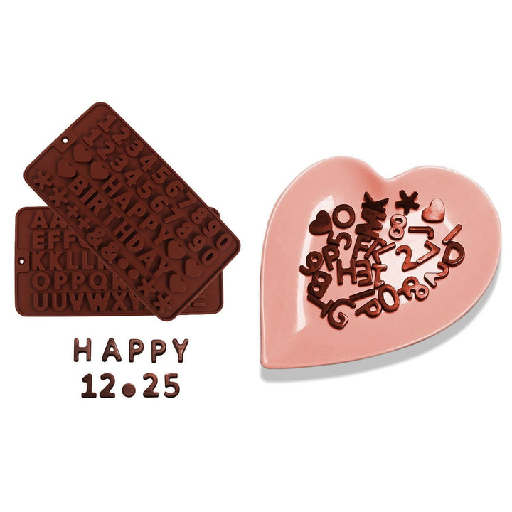 2-Pack: Silicone Chocolate Ice Decoration Tray Image 3