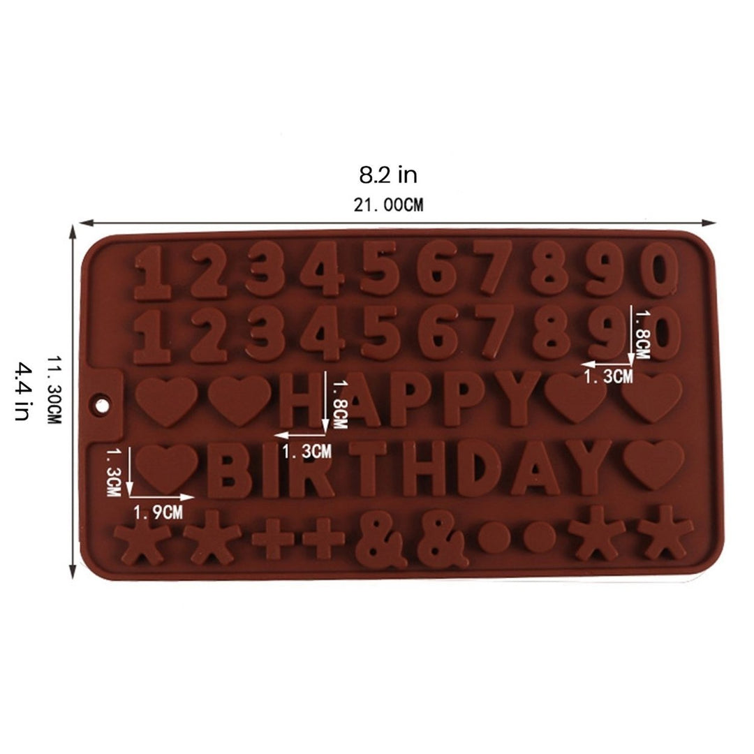 2-Pack: Silicone Chocolate Ice Decoration Tray Image 4