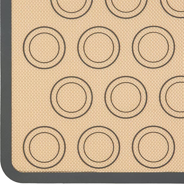 2-Pack: Silicone Nonstick Food Safe Macarons Baking Mat Image 3