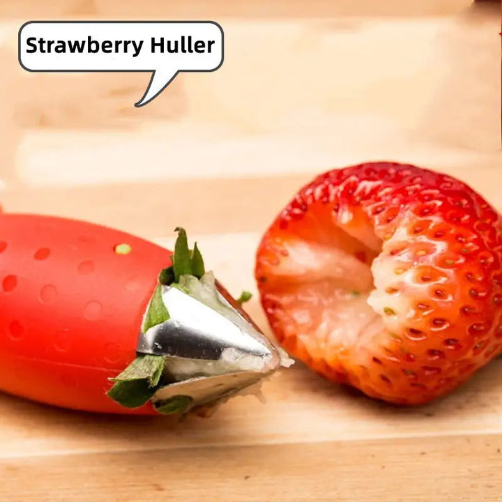 2-Pack: Strawberry Huller Stem Remover Image 8