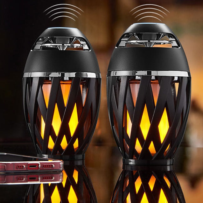 2-Pack: Tiki LED Flame Bluetooth Speakers Image 11