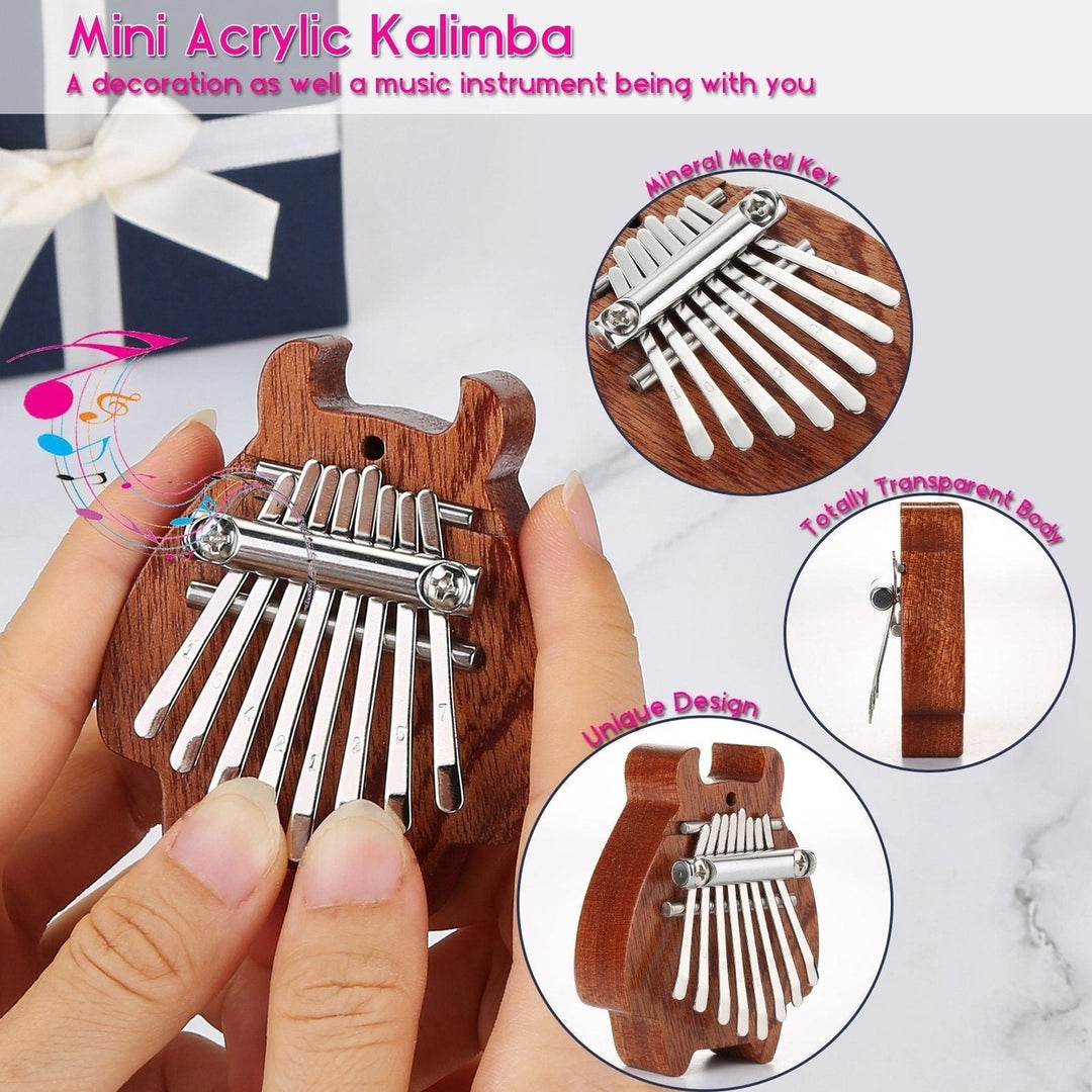 2-Pack: Finger Thumb Piano Mini Kalimba with 8 Keys Image 6