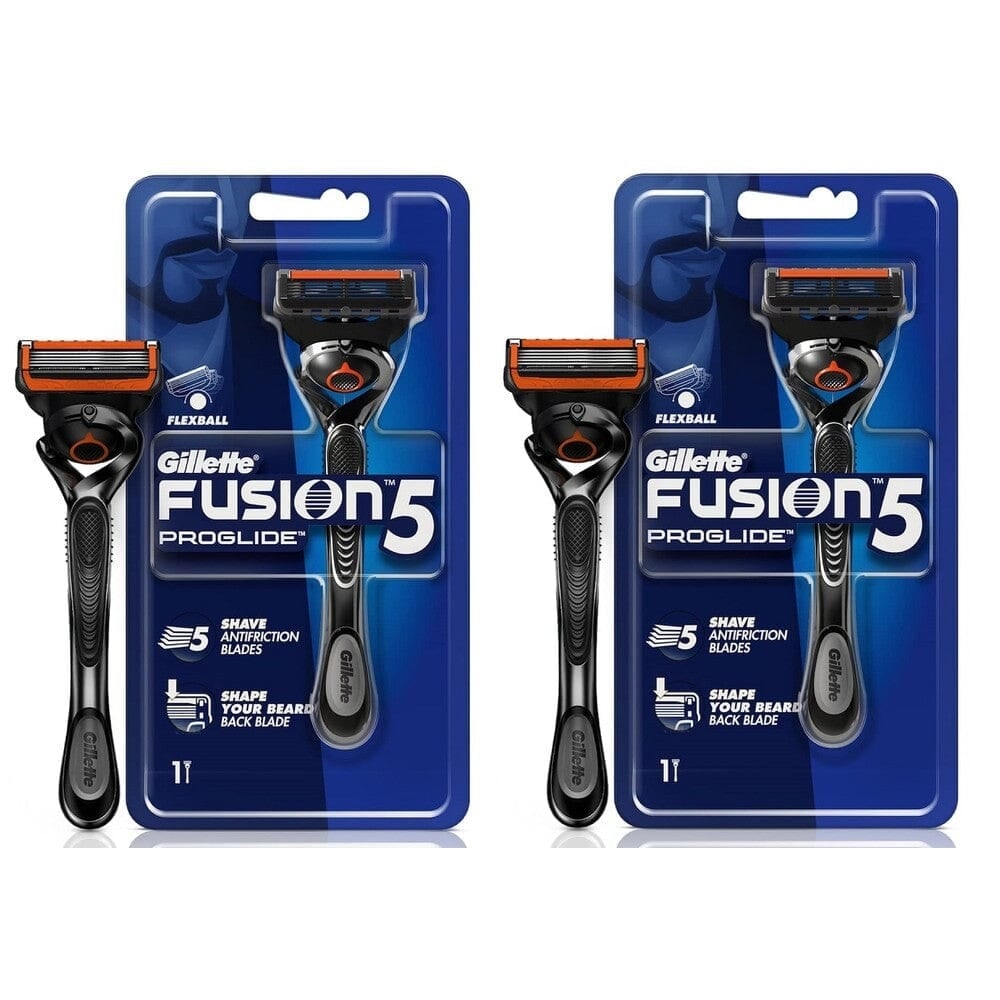 2-Pack: Gillette Fusion5 ProGlide Mens Razor Handle and 1 Blade Refill Image 1