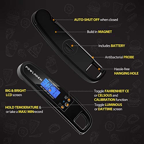 2-Pack: Instant Read Meat Thermometer Image 2