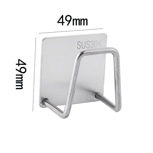 2-Pack: Kitchen Stainless Steel Sink Sponge Holder Image 3