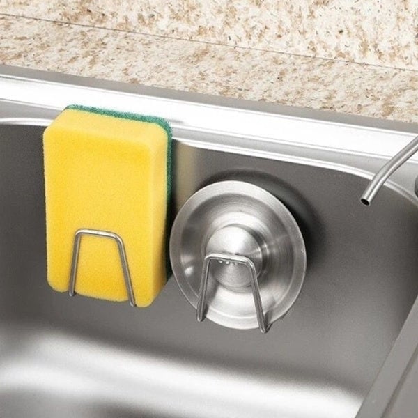 2-Pack: Kitchen Stainless Steel Sink Sponge Holder Image 6