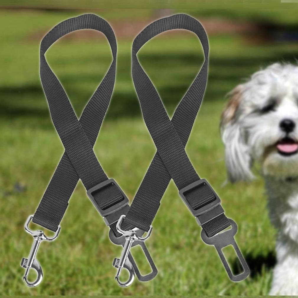 2-Pack: Multipurpose Pet Safety Vehicle Seat Belt Image 1