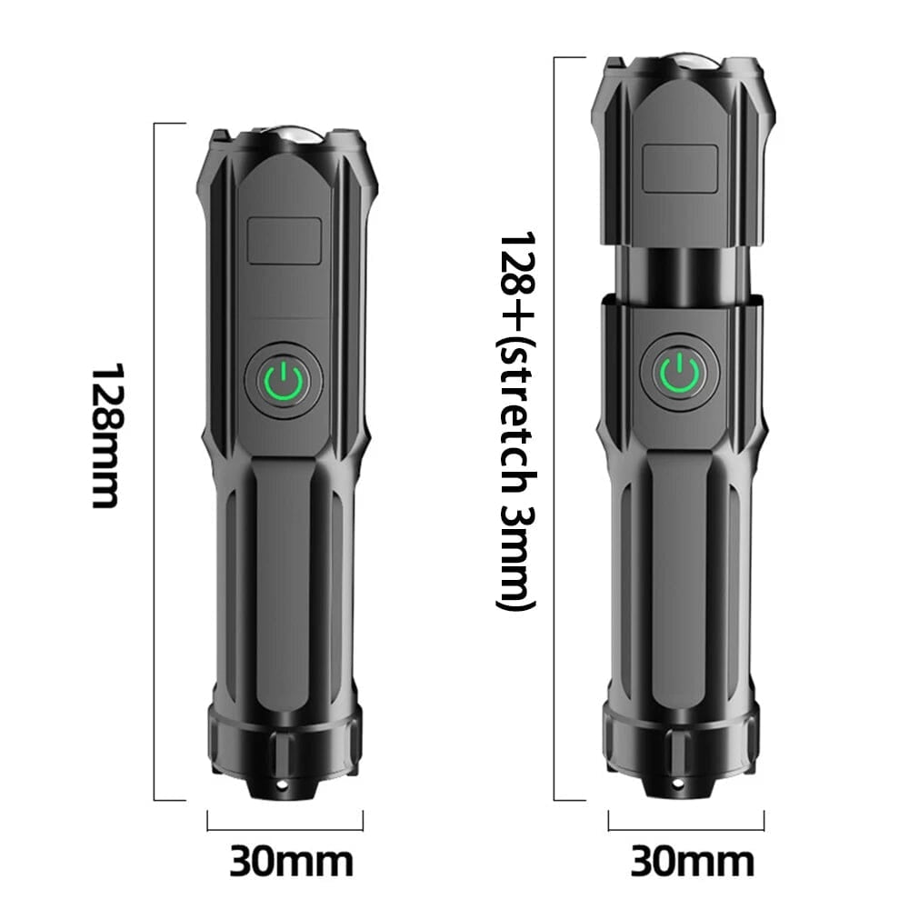 2-Pack: Portable and Multi-Functional Telescopic Zoomable Flashlight Image 3