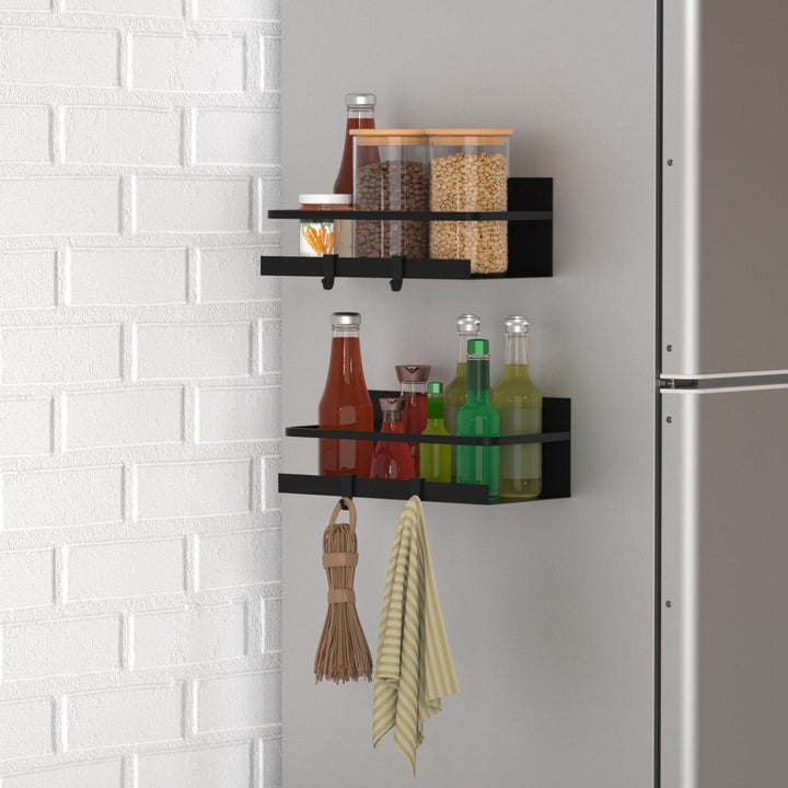 2-Pack: Magnetic Spice Holder Rack Organizer Image 3