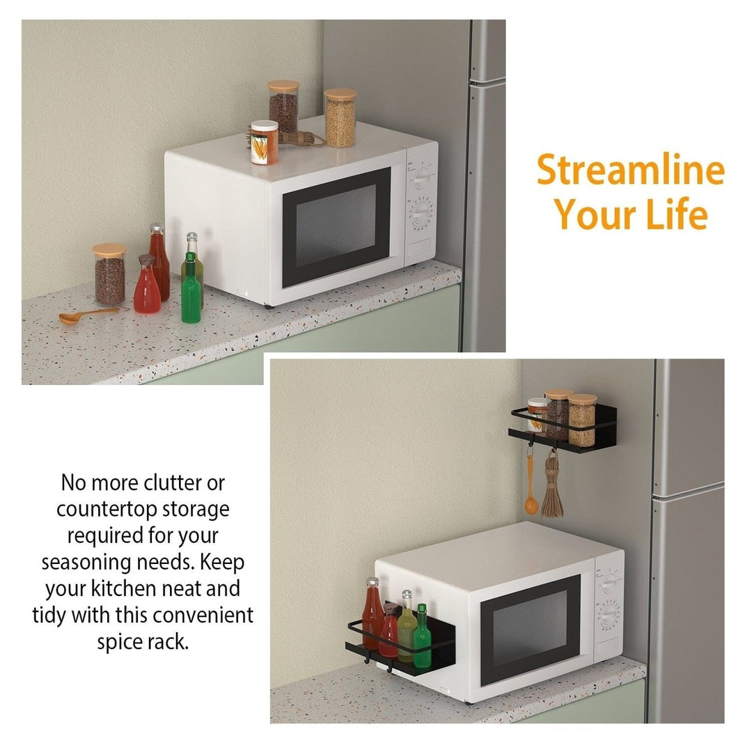 2-Pack: Magnetic Spice Holder Rack Organizer Image 4