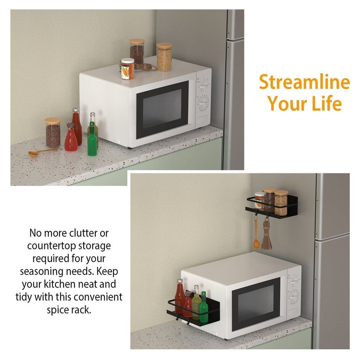 2-Pack: Magnetic Spice Holder Rack Organizer Image 4