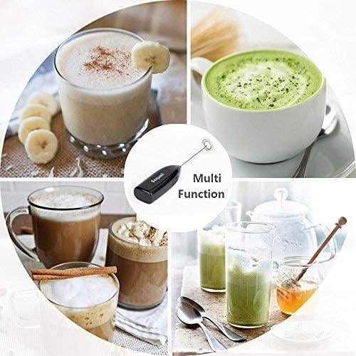 2-Pack: Milk Frother Handheld Battery Operated Image 6