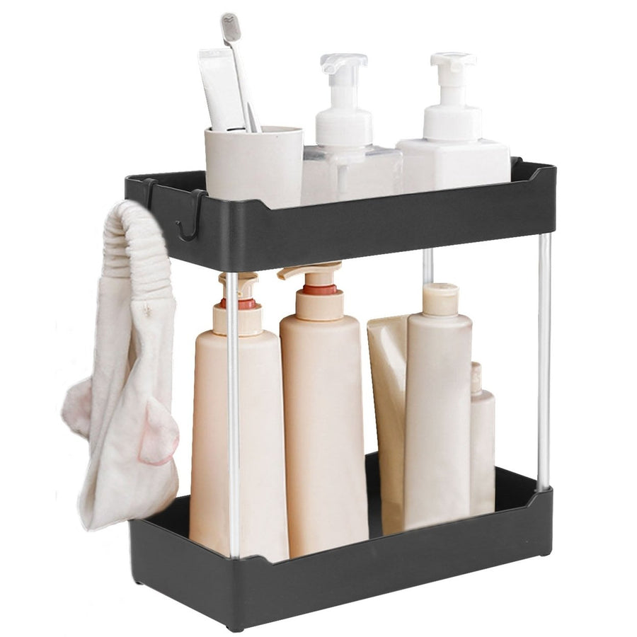 2-Tier Under Sink Shelf Organizer Image 1