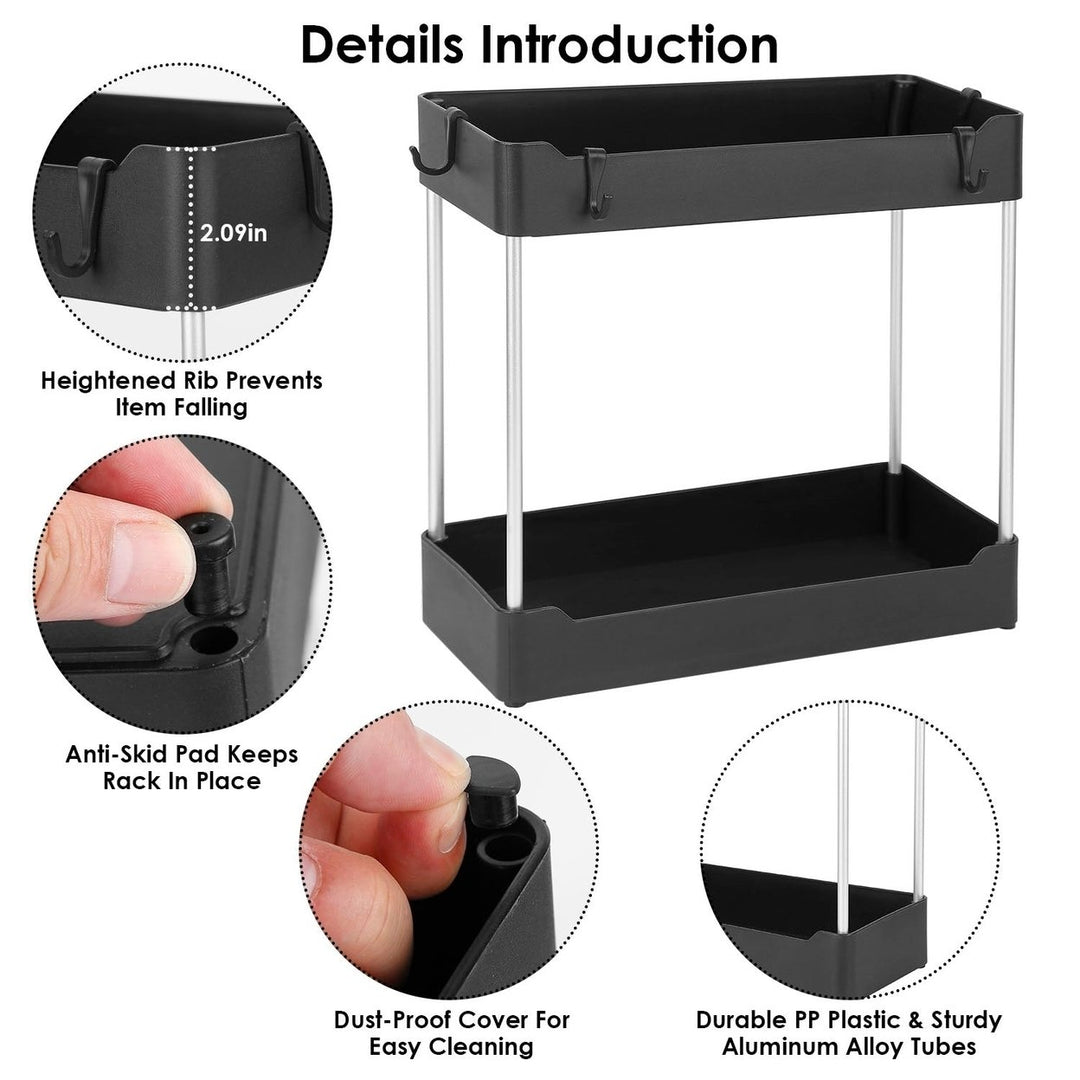 2-Tier Under Sink Shelf Organizer Image 6