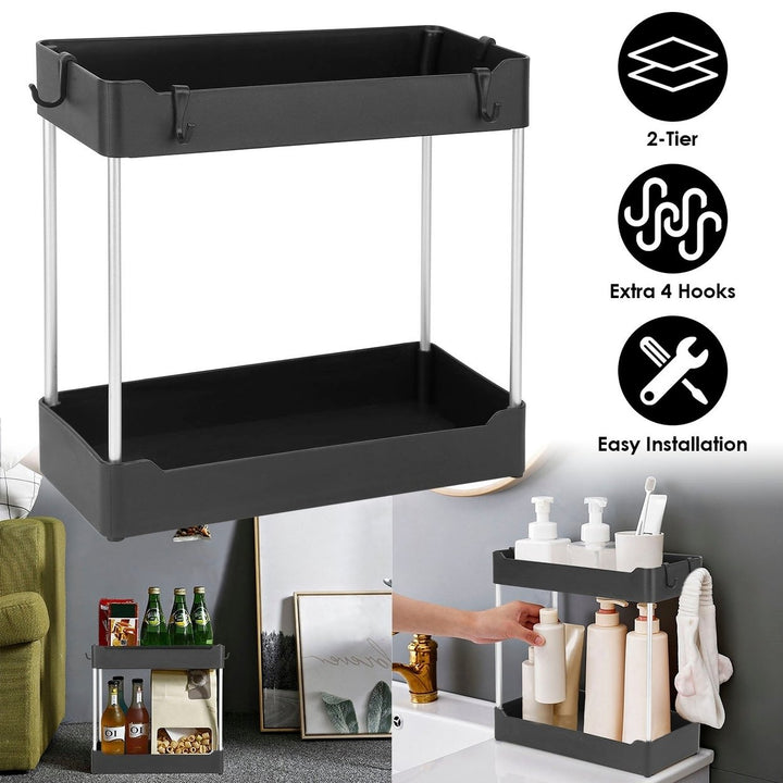 2-Tier Under Sink Shelf Organizer Image 10