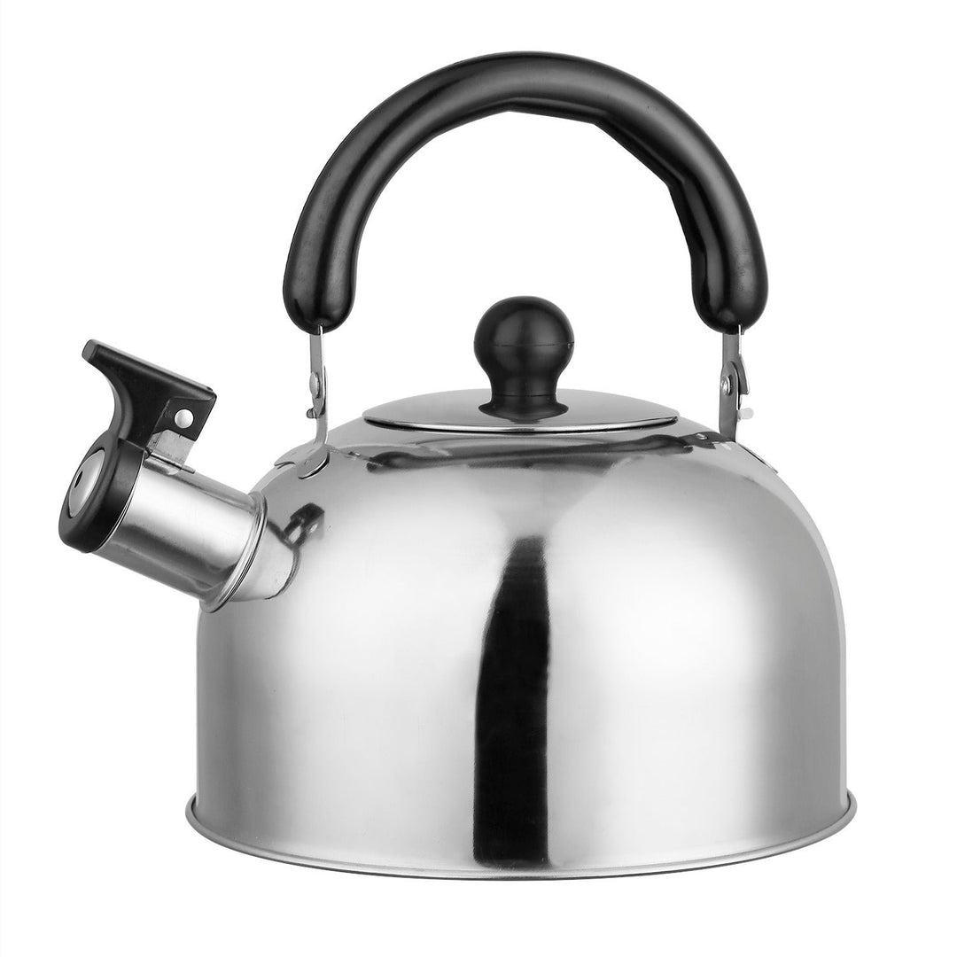 2.1 Quarts Stainless Steel Whistling Tea Kettle Stovetop Induction Gas Teapot Image 1