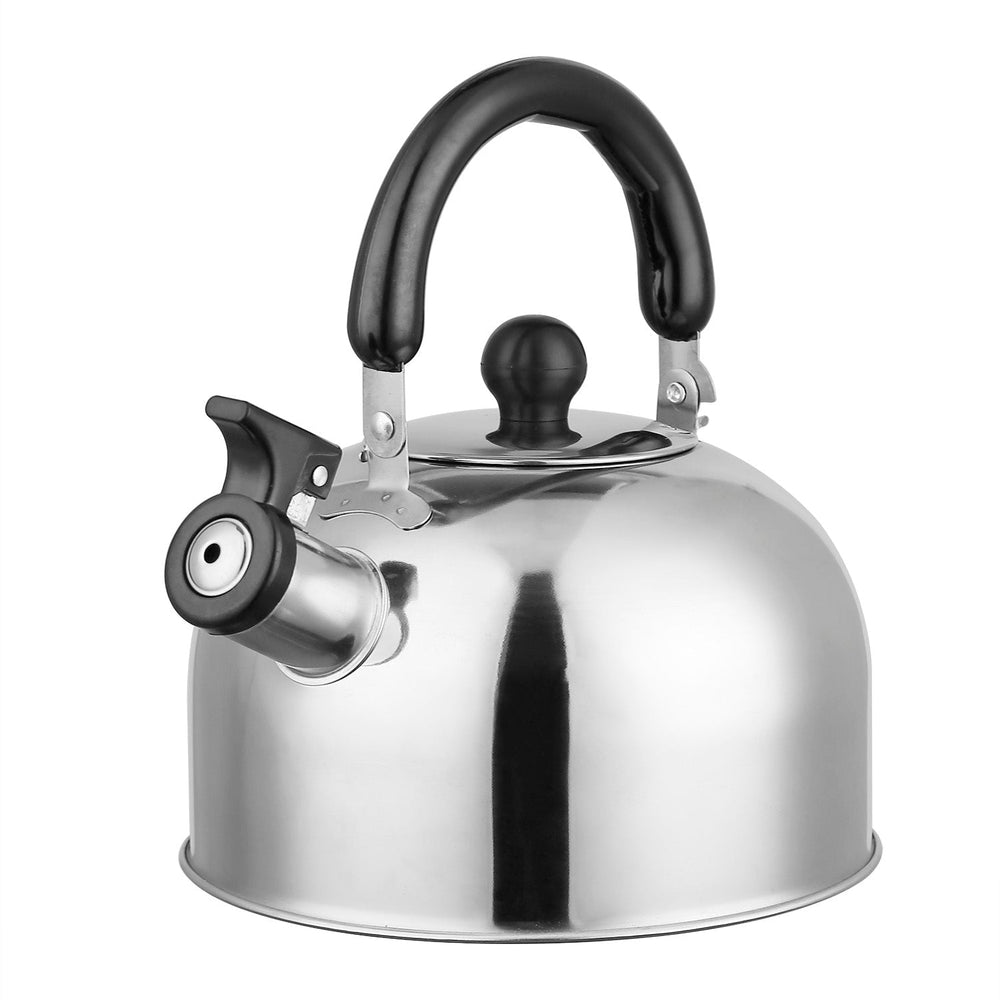 2.1 Quarts Stainless Steel Whistling Tea Kettle Stovetop Induction Gas Teapot Image 2