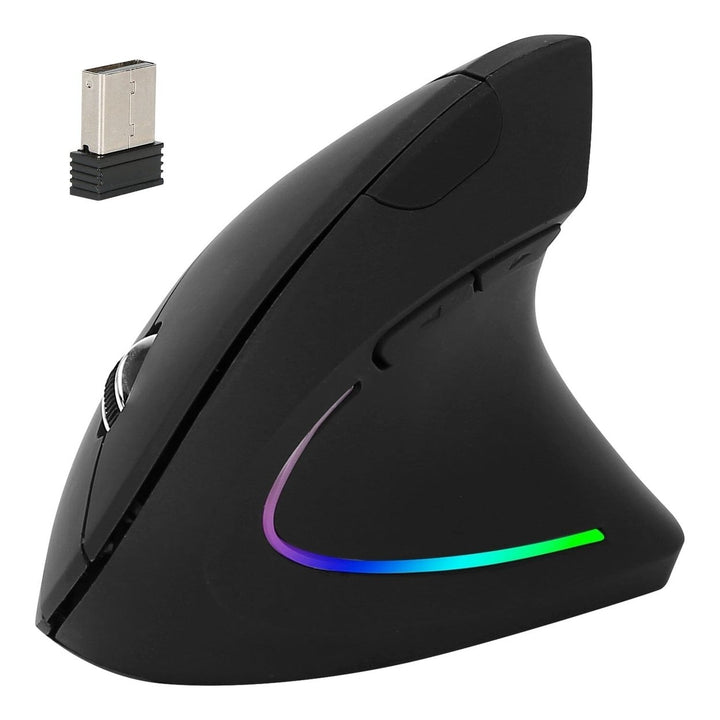 2.4G Wireless Vertical Mouse Ergonomic Optical Mice Image 3