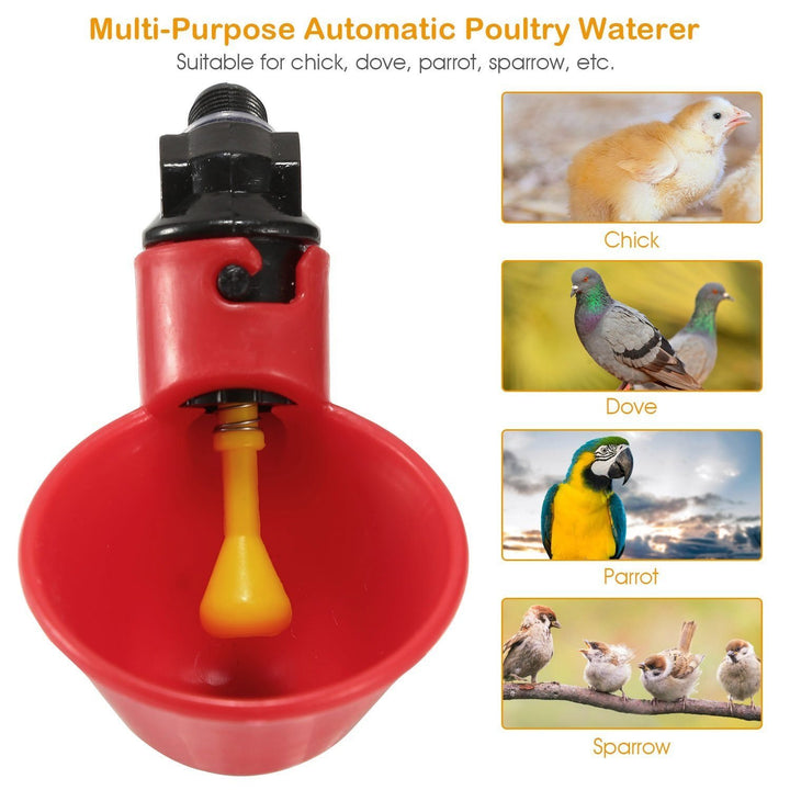 20-Pack: Chicken Waterer Automatic Drinker Image 8