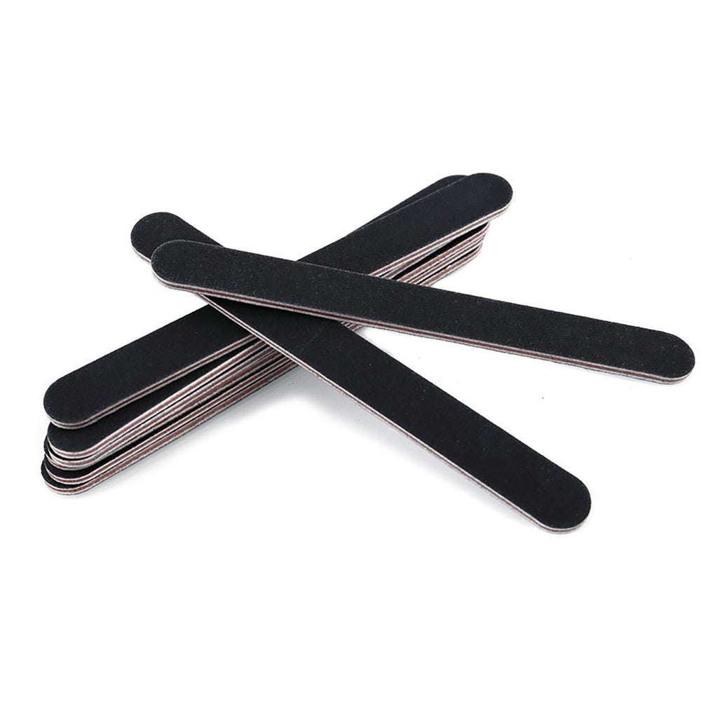 20-Pack: Professional Double Sided 100/180 Grit Nail Files Image 2