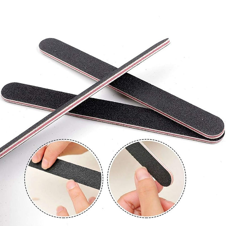 20-Pack: Professional Double Sided 100/180 Grit Nail Files Image 6