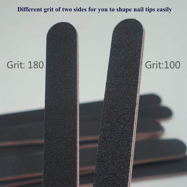 20-Pack: Professional Double Sided 100/180 Grit Nail Files Image 7