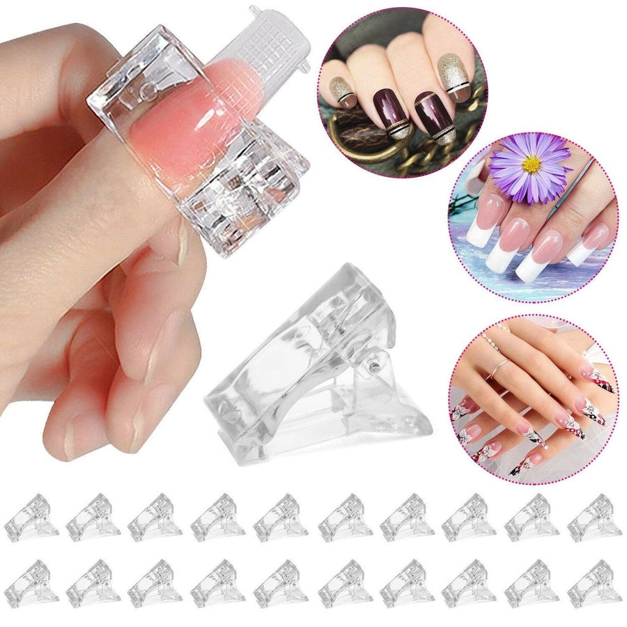 20-Piece: Nail Tip Clips Image 1