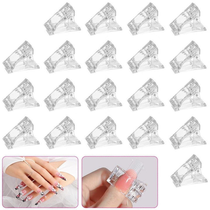 20-Piece: Nail Tip Clips Image 3