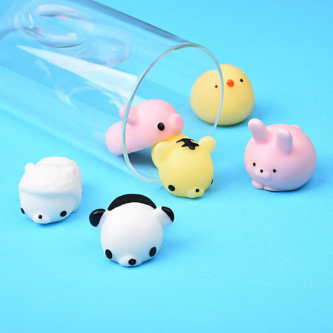 20-Pieces: Cute Animal Kawaii Stress and Anxiety Relief Squishy Toys Image 3