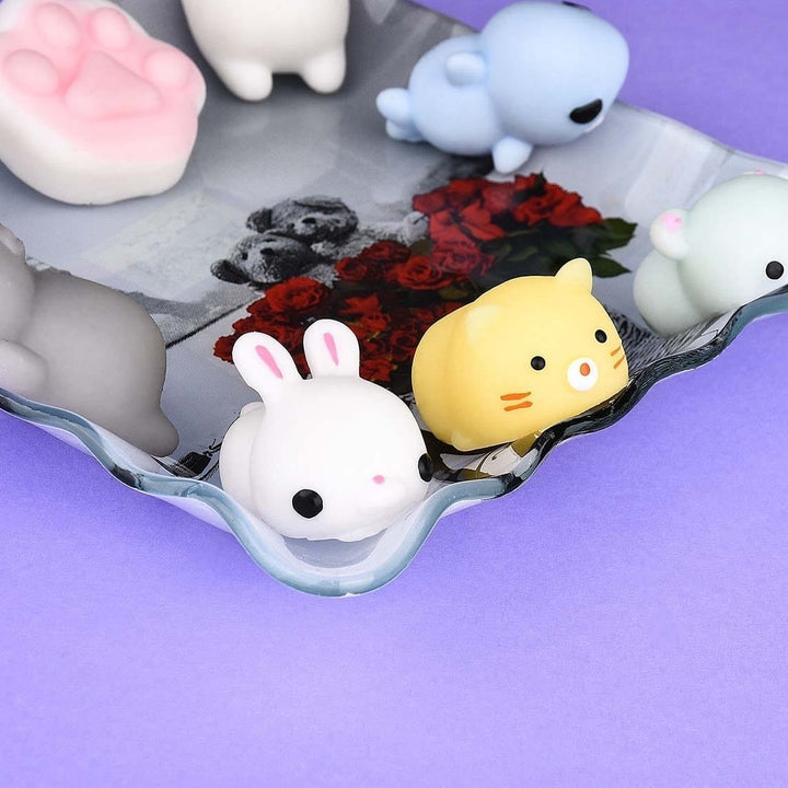 20-Pieces: Cute Animal Kawaii Stress and Anxiety Relief Squishy Toys Image 7