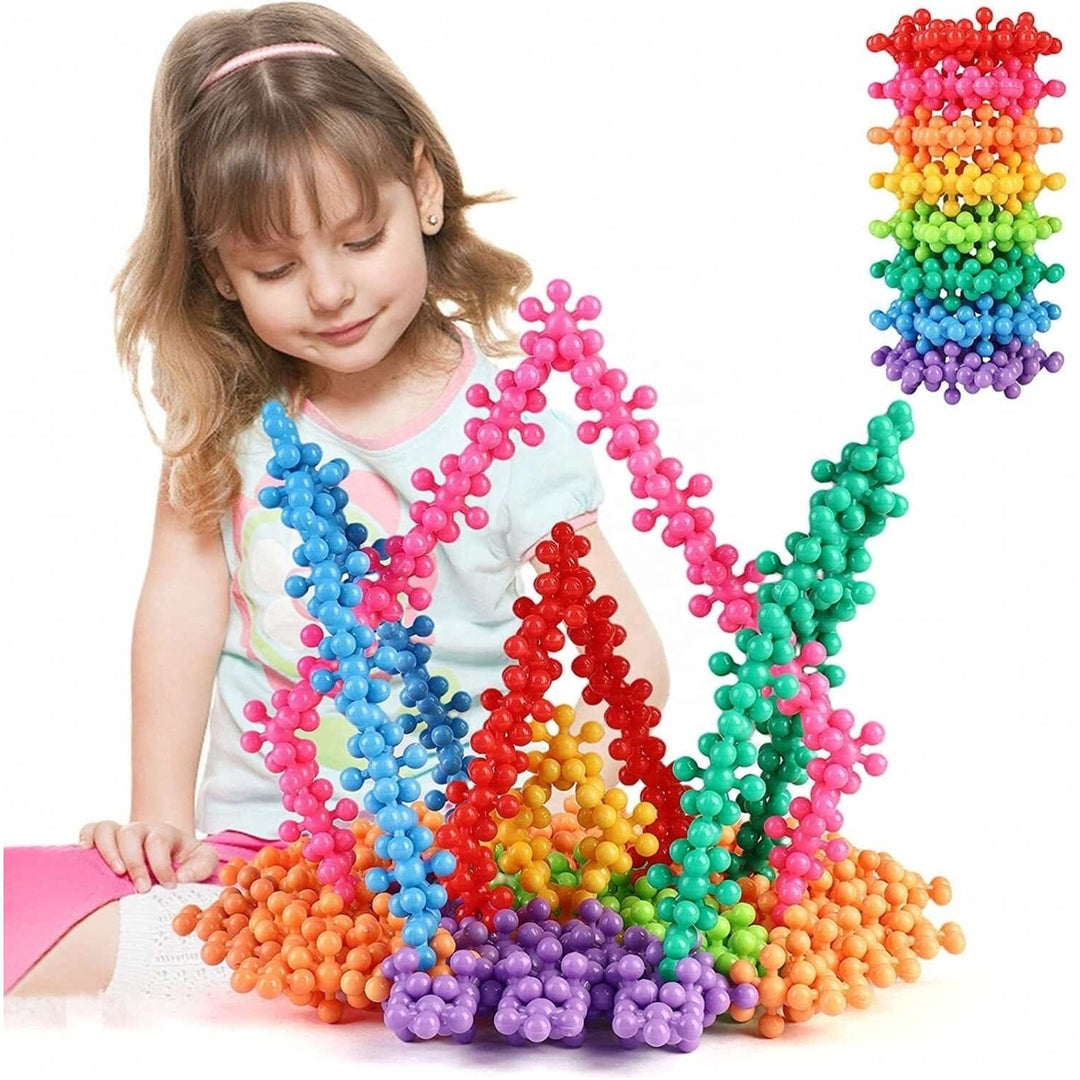 200-Piece: 3D Interlocking Building Blocks STEM Toy Image 1