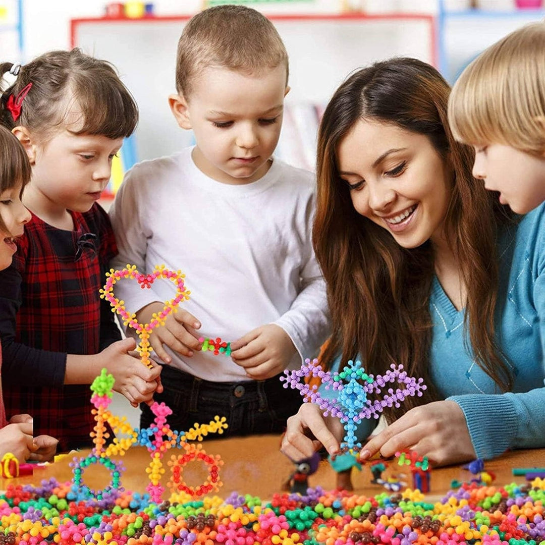 200-Piece: 3D Interlocking Building Blocks STEM Toy Image 4