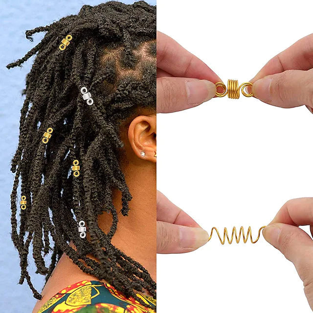 200-Pieces: Loc Hair Jewelry for Women Braids and Dreadlocks Image 3