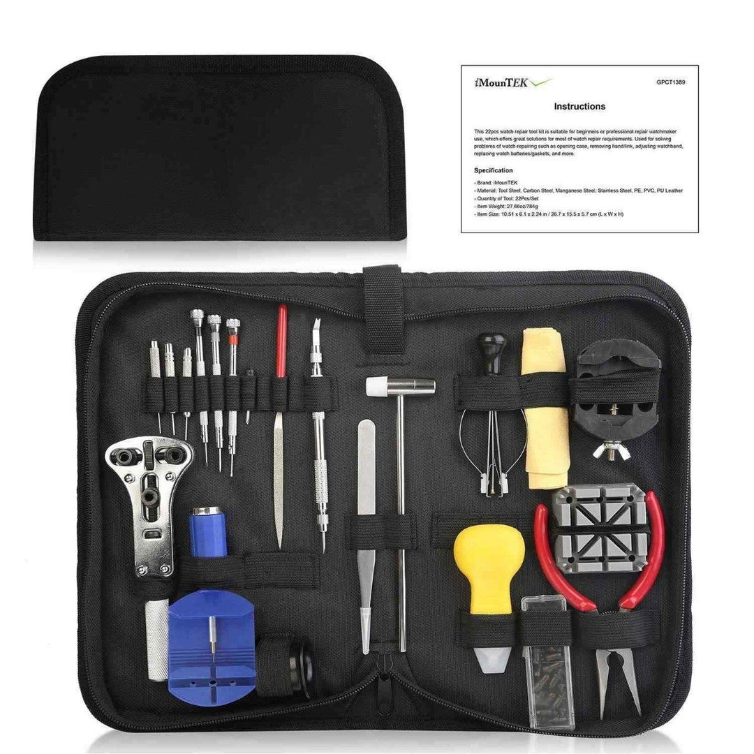 21-Piece: Watch Repair Tool Kit Hand Image 3