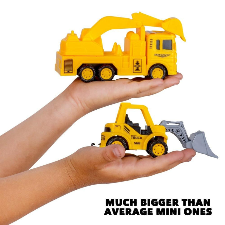 22-Piece: Construction Trucks Toy Set Toys for Kids Image 6