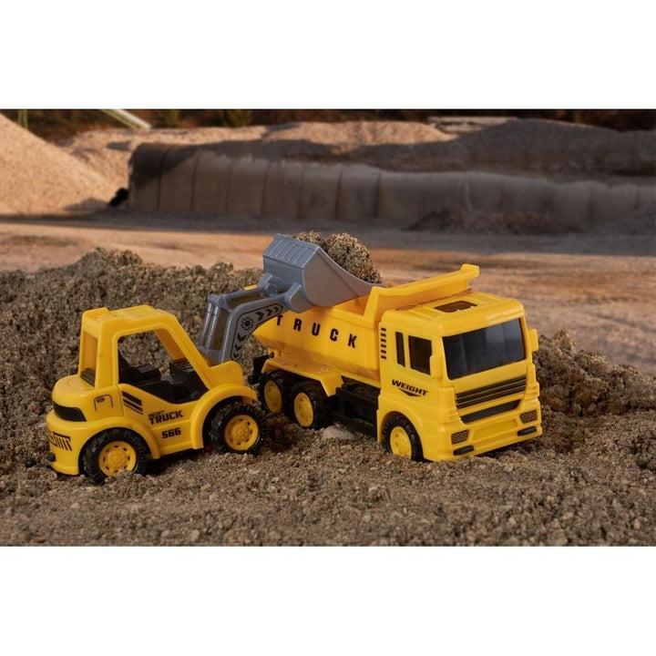 22-Piece: Construction Trucks Toy Set Toys for Kids Image 10