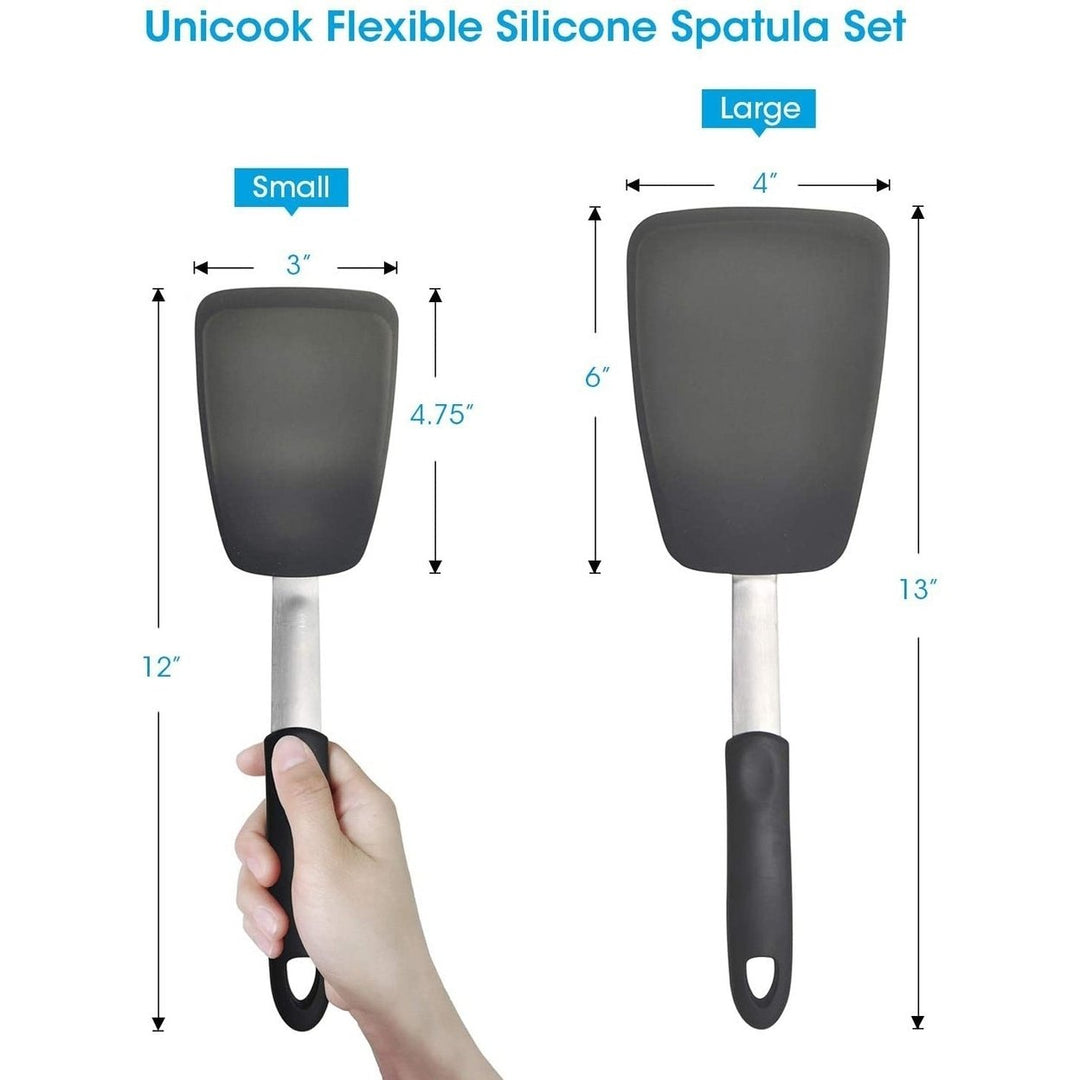 2-Pack: Unicook Flexible Silicone Spatula Image 4