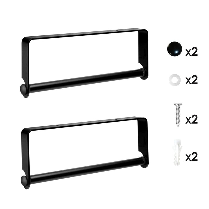 2-Pack: Wall Mounted Paper Towel Holder Under Cabinet Image 1