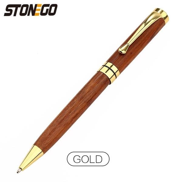 2-Pack: Wooden Twist Ballpoint Pen Image 3