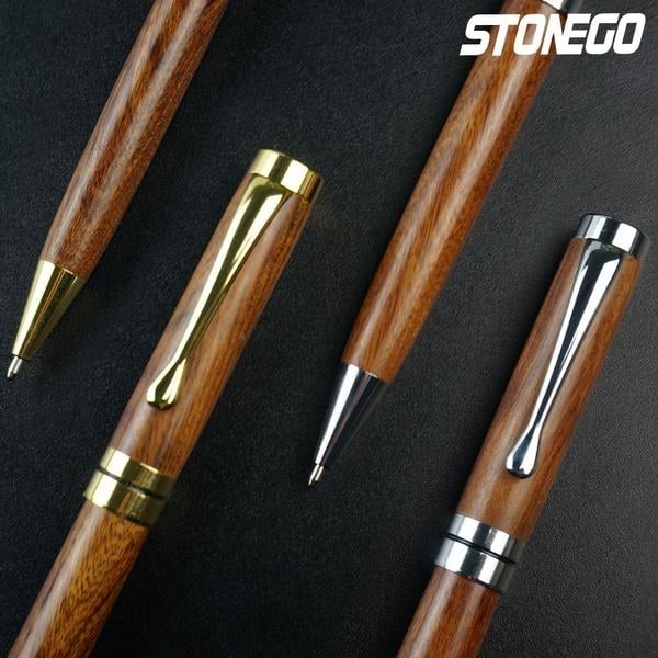 2-Pack: Wooden Twist Ballpoint Pen Image 7