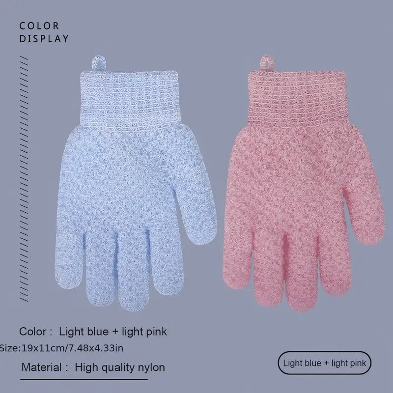 2-Pair: Exfoliating Bath Gloves Image 4